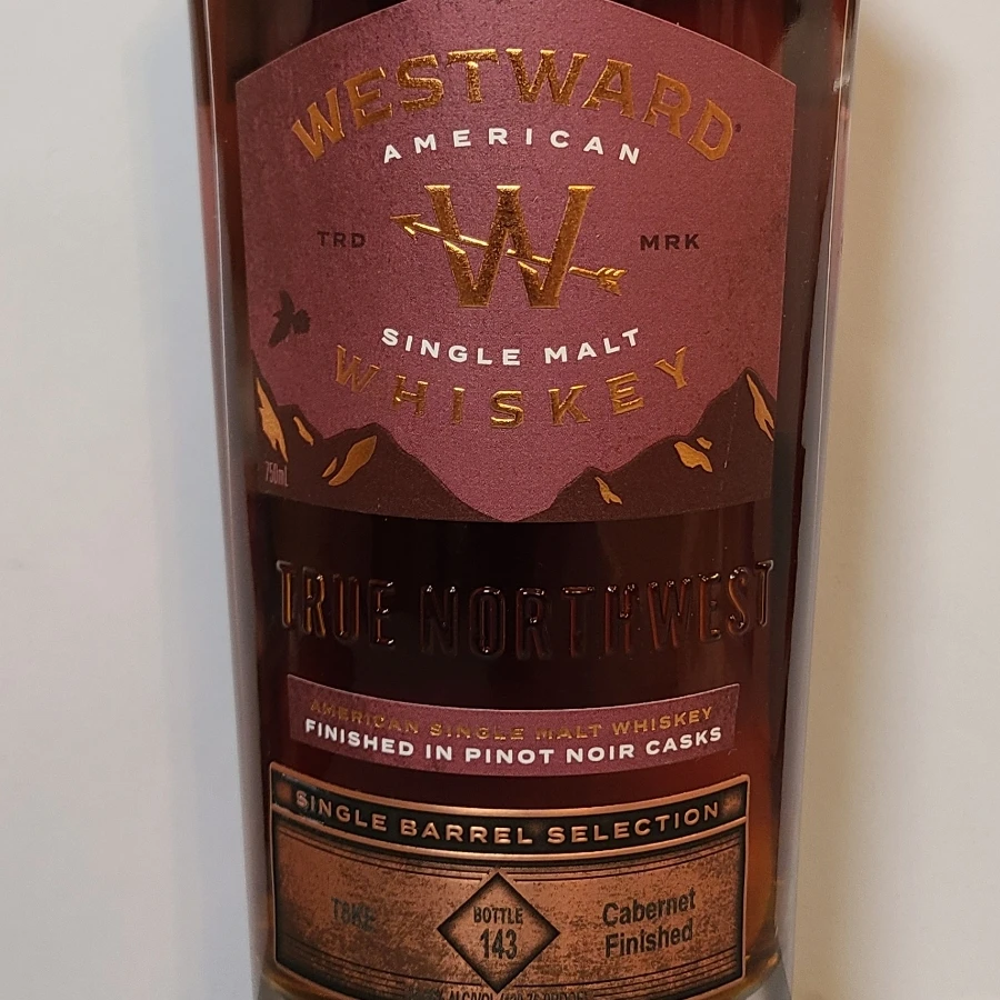 Westward Single Barrel Cabernet Finish 2023 - r/Bourbon