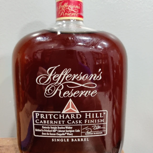 Jefferson's Reserve Single Barrel Cabernet Cask Finish OHLQ Exclusive 2022
