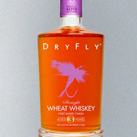 Dry Fly Straight Wheat Whiskey Port Barrel Finish 3 Year