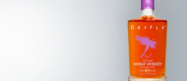 Dry Fly Straight Wheat Whiskey Port Barrel Finish 3 Year