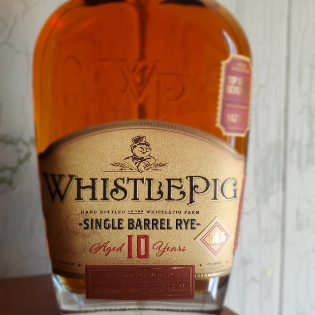 WhistlePig Single Barrel Rye 10yr Barrel#102168
