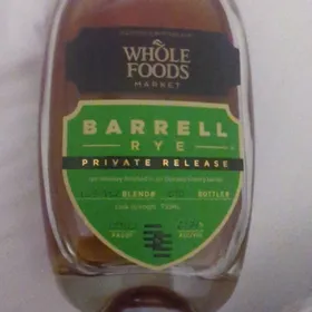 Barrel Rye Private Release WFM2