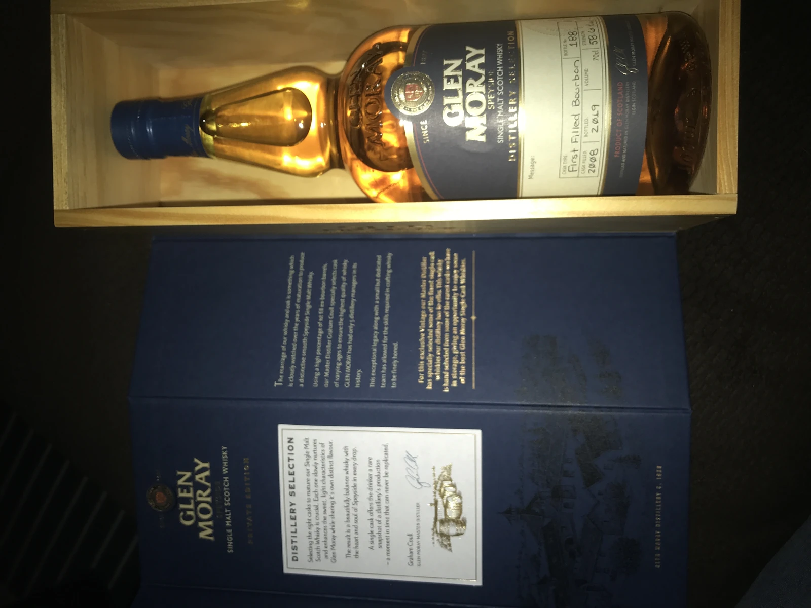 Glen Moray Private Edition Hand Pour