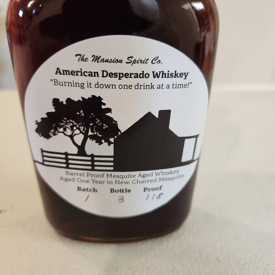 The Mansion Spirit Company "American Desperado Whiskey"