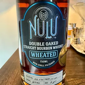 Nulu Double Oaked Straight Bourbon Whiskey Wheated Single Barrel (Seelbach's)