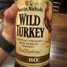 Wild Turkey 80 Proof (Old Label)