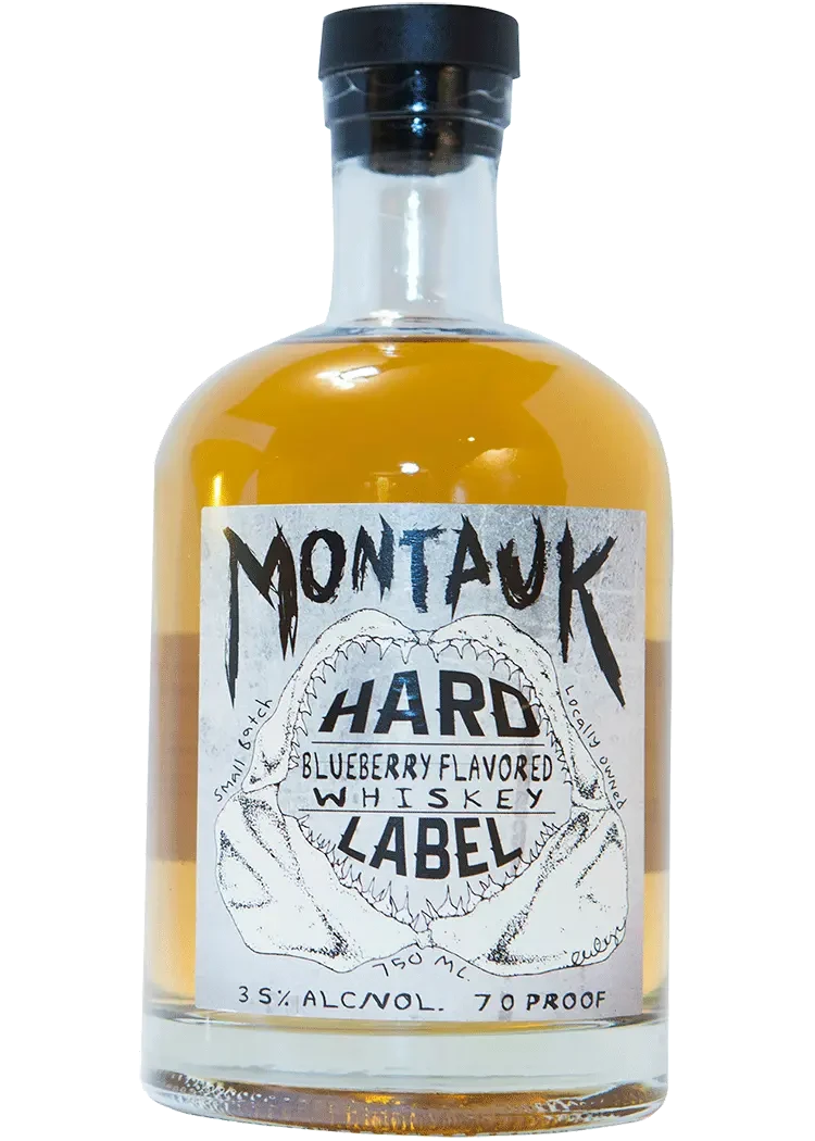 Montauk hard label whiskey