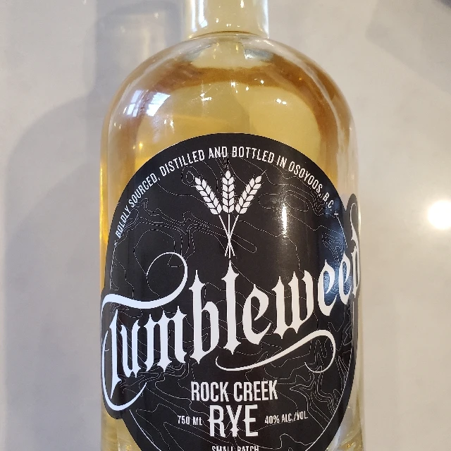 Tumbleweed Rock Creek Rye