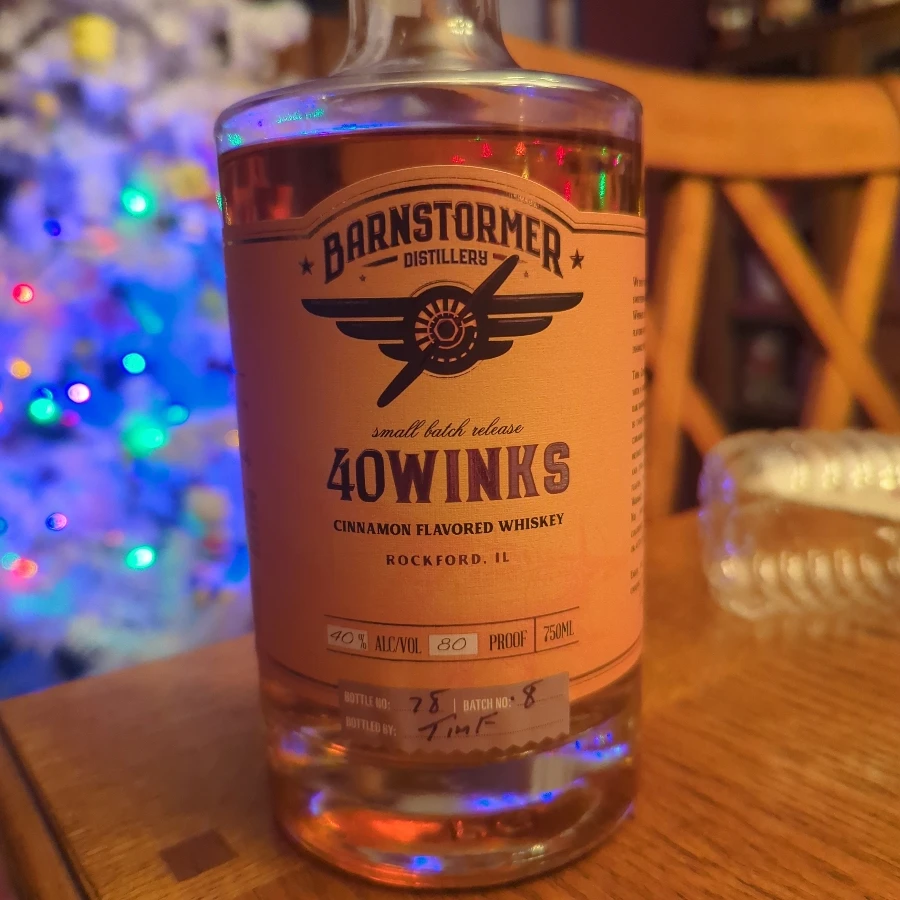barnstormer small batch 40winks cinnamon whiskey