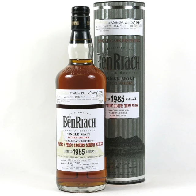 BenRiach 26 Year Old 1985 Peated Pedro Ximénez Cask Finish