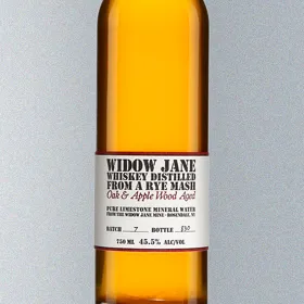 Widow Jane Whiskey Distilled From a Rye Mash Oak & Apple Wood Aged
