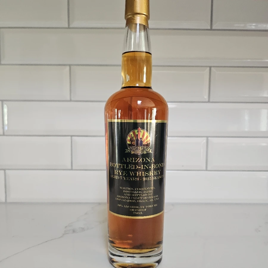 Arizona Bottled in Bond Rye Whiskey 7yr 2015
