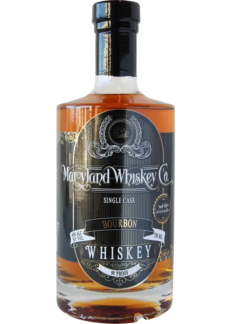 Maryland Whiskey Co. Single Cask Bourbon Whiskey