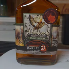 Woodcock Pennsylvania Straight Rye Whiskey Maple Finished