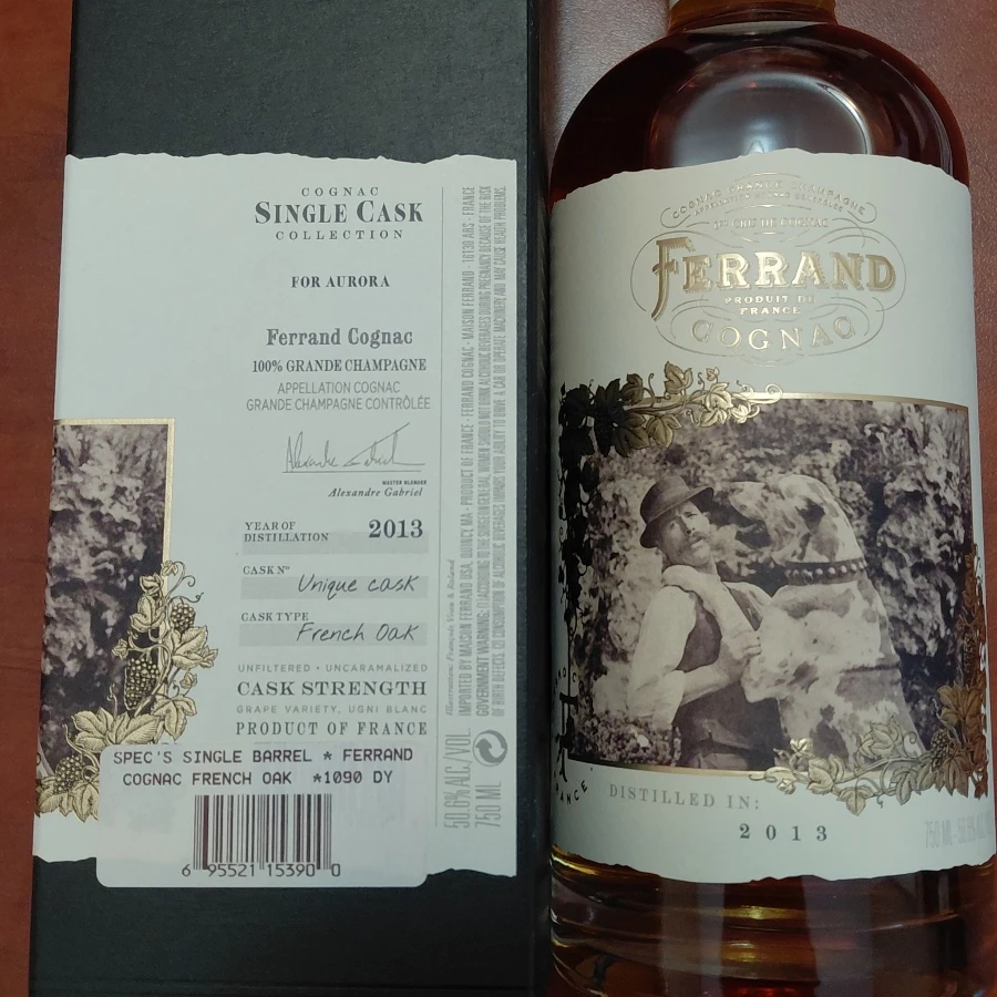 Ferrand Cognac 2013 Single Cask Selection For Aurora