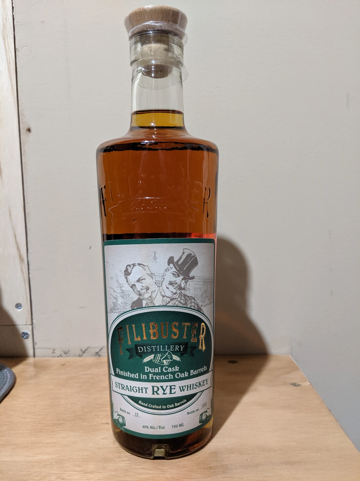 Filibuster Dual Cask Straight Rye