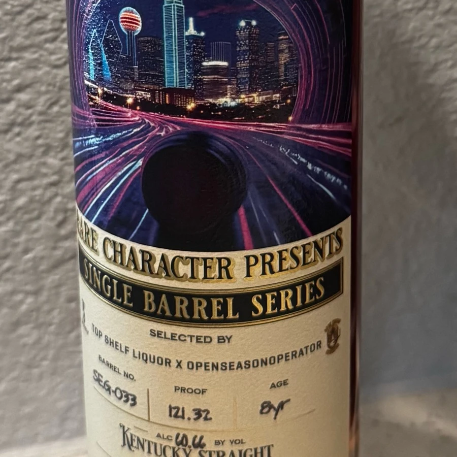 Rare Character
Single Barrel Series Cask Strength 
Barrel No. SEG-033