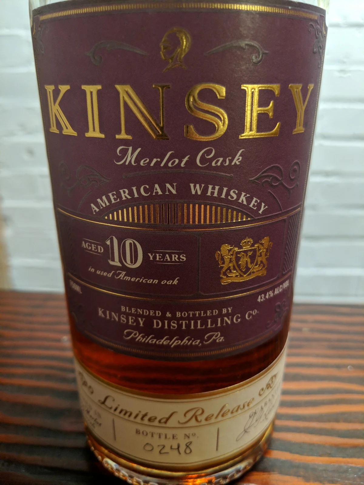 Kinsey Merlot Cask American Whiskey