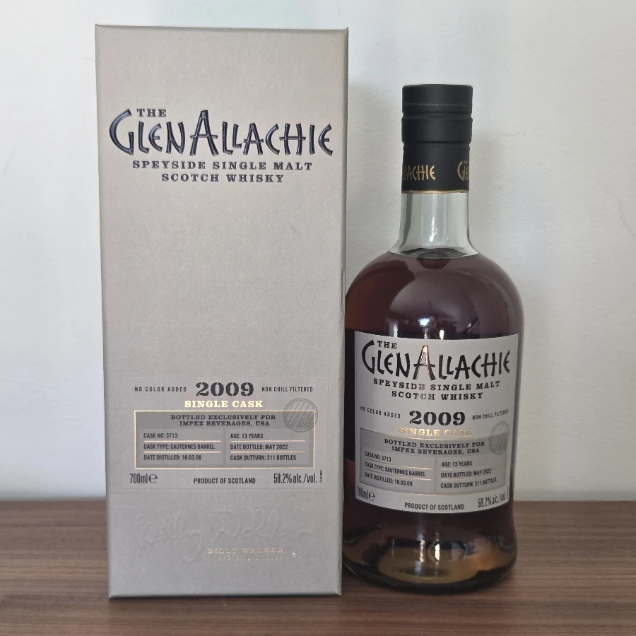 Glenallachie 2009 Single Cask, Impex Beverages