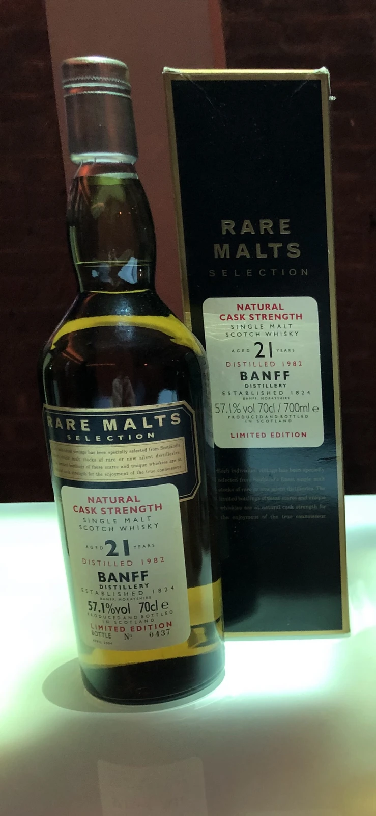 Banff 1982 21 Year Cask Strength (Rare Malts)