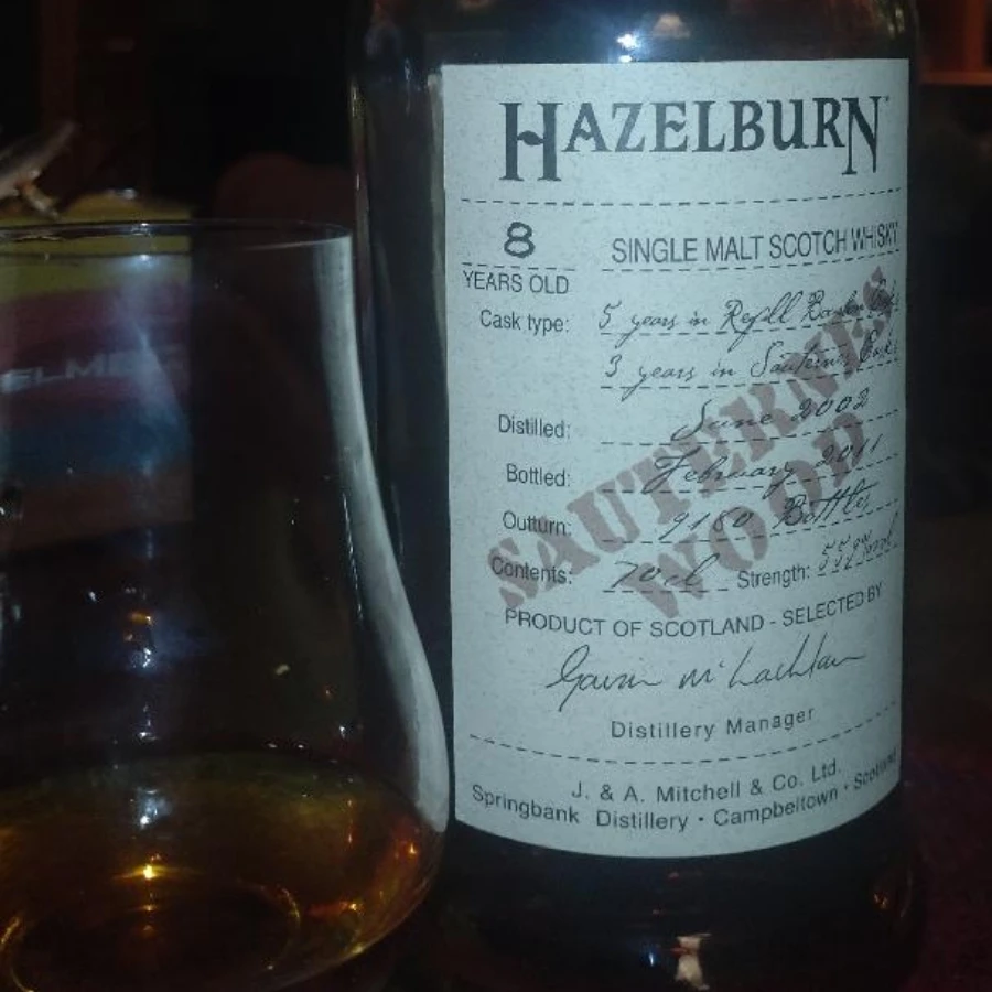 hazelburn 8 year old. 2002 - 2011