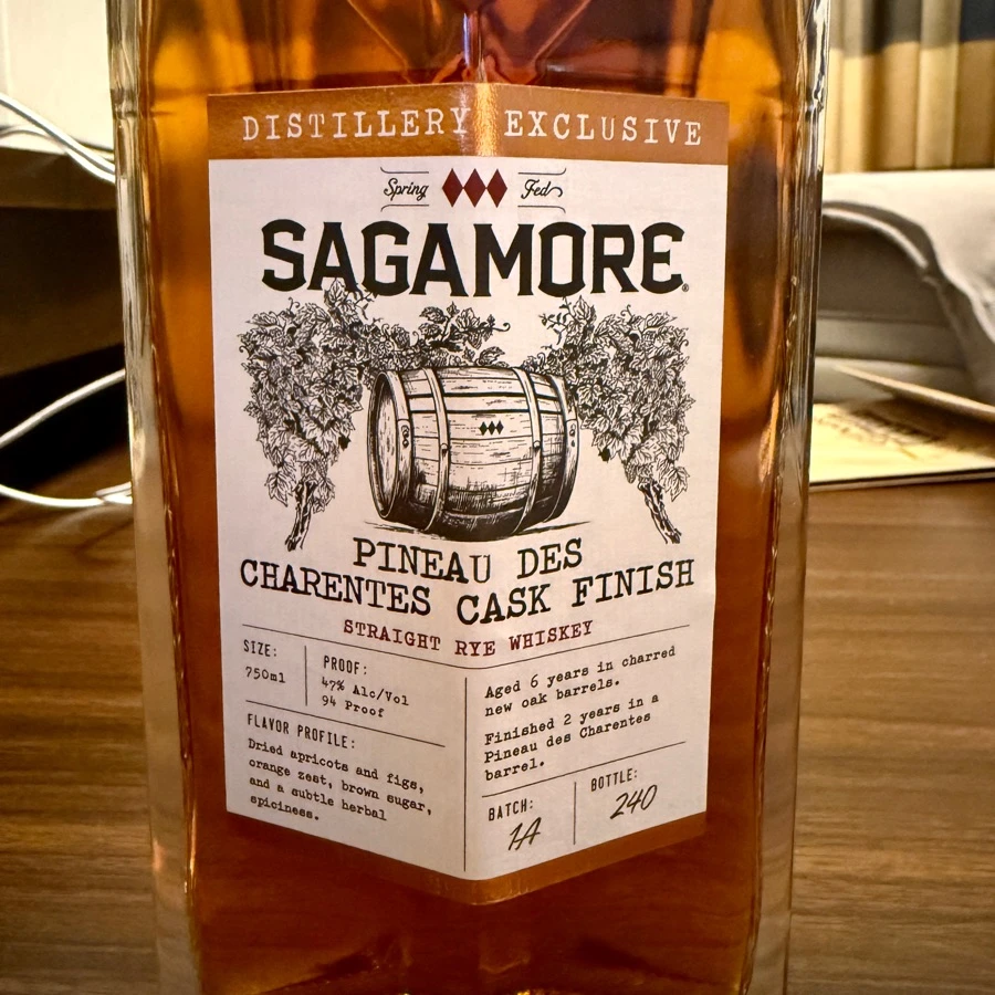 Sagamore Pineau des Charentes cask finish