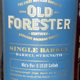 Old forester single barrel nick's club & 1010 collab (warehouse H floor 4)