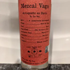 Mezcal Vago Arroqueño en Barro by Tío Rey