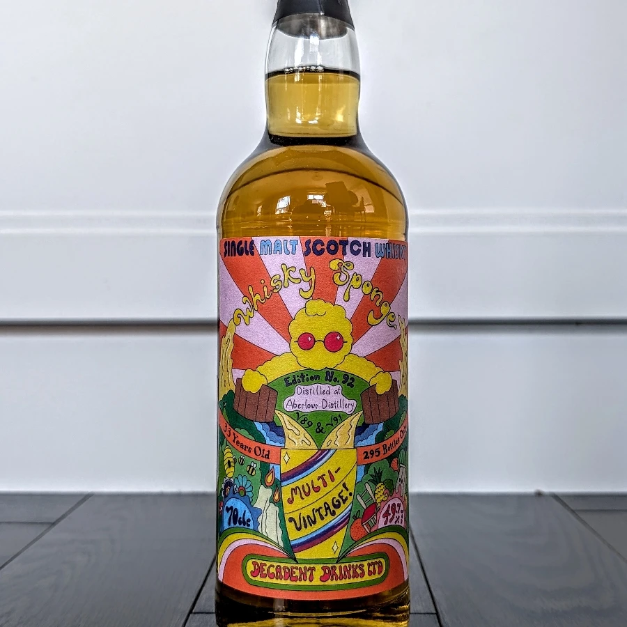 Whisky Sponge 1989 & 1991 33 Year Single Malt Scotch Whisky