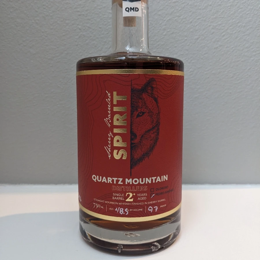 Quartz Mountain Sherry Barreled Spirit