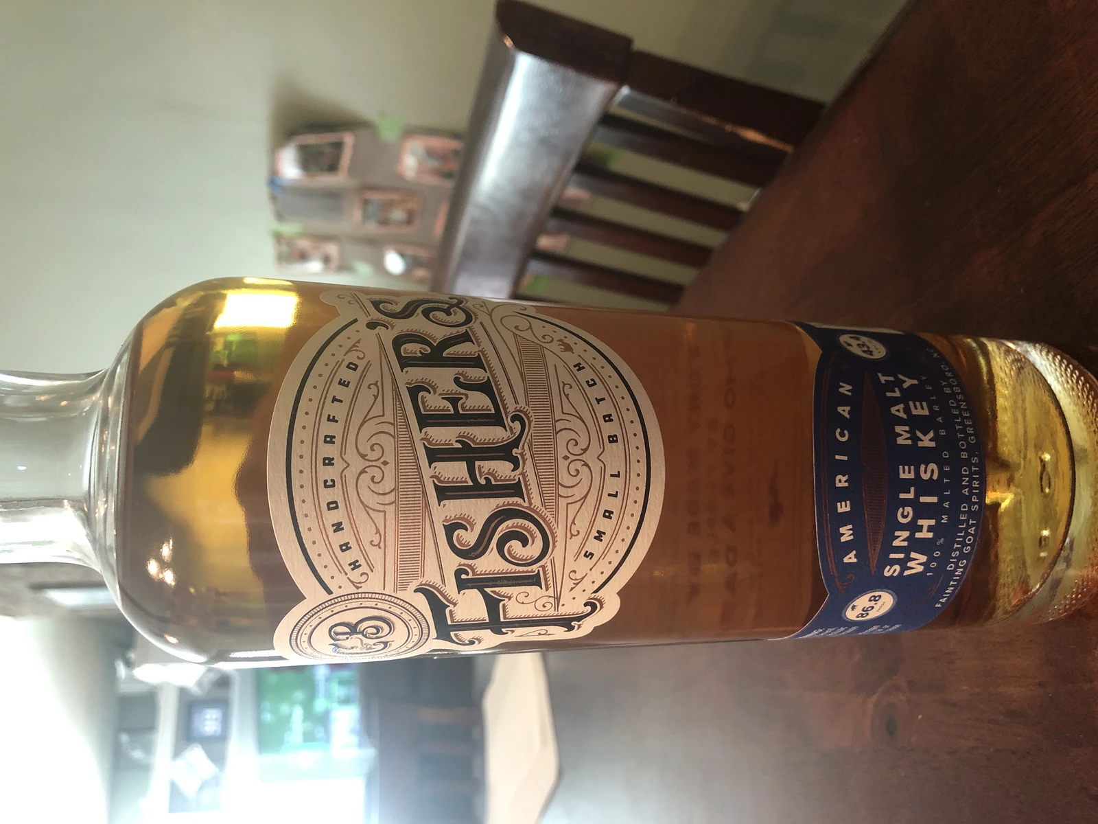 Fisher's single malt whiskey