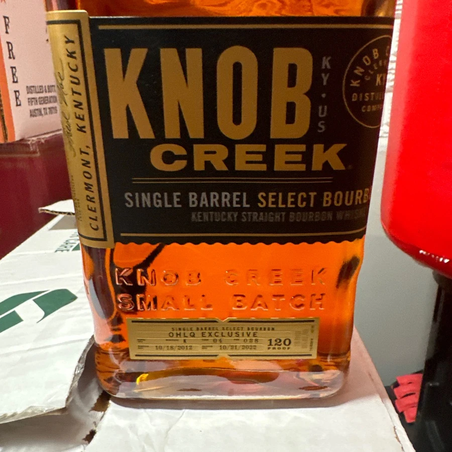 Knob Creek Single Barrel OHLQ 2022