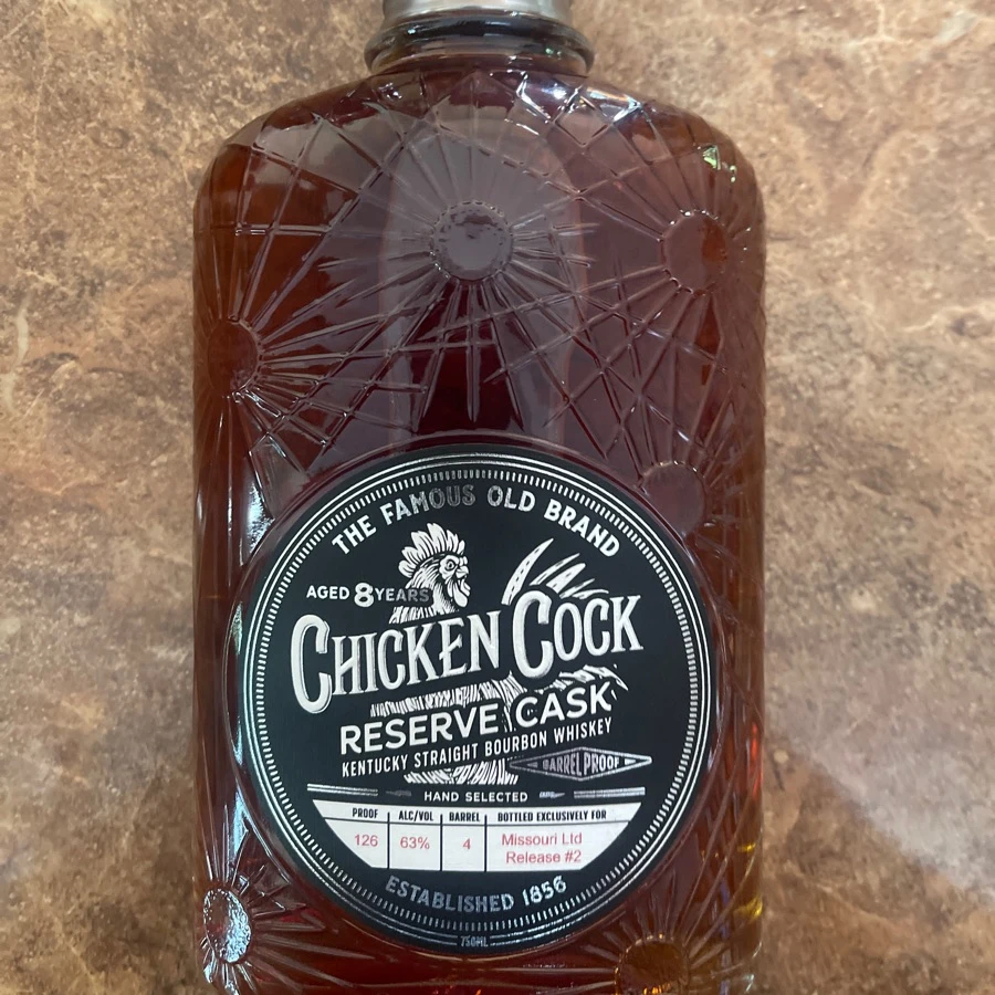 Chicken Cock 8 Year Reserve Cask Straight Bourbon Whiskey