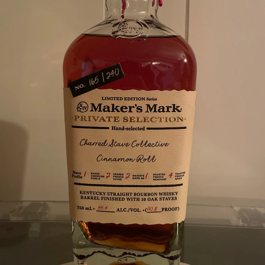 Maker's Mark Private Selection Charred Stave Collective "Cinnamon Roll"
