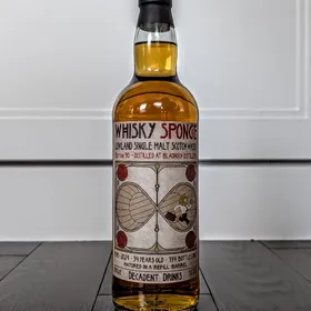 Whisky Sponge Bladnoch 1990 34 Year Lowland Single Malt Scotch Whisky