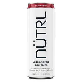 NÜTRL Vodka Seltzer - Raspberry