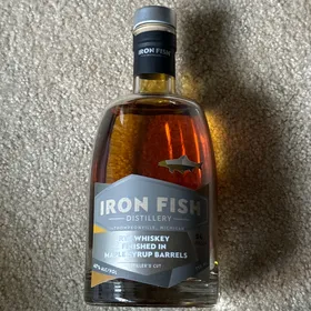 Iron Fish Distillery Rye Whiskey finished in Maple Syrup Barrels (batch 1)