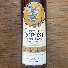 Buzzard's Roost Double Oak Single Barrel - Barrel Strength Bourbon Whiskey - Repeal Day 2025 - 8 Years