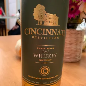 Cincinnati Distilling Small Batch Rye Whiskey