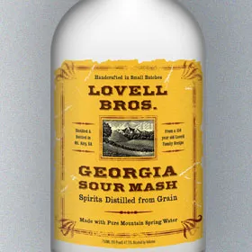 Lovell Bros. Georgia Sour Mash Spirits Distilled from Grain