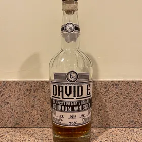 David E. Pennsylvania Straight Bourbon Whiskey