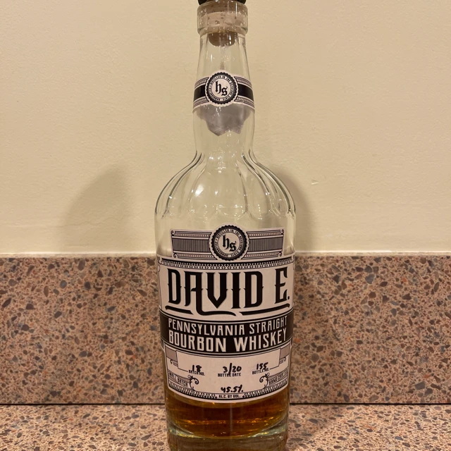 David E. Pennsylvania Straight Bourbon Whiskey