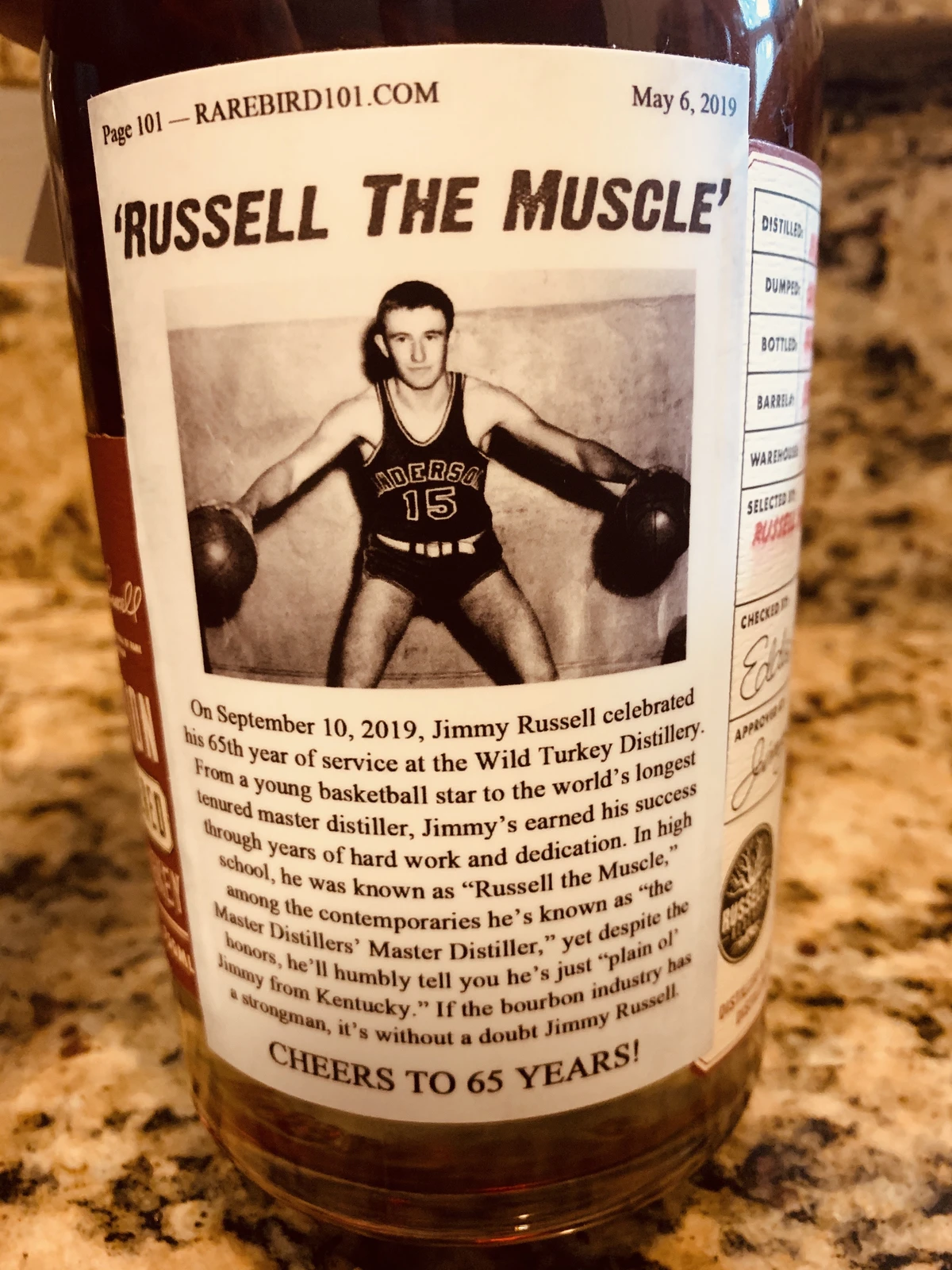 Russell's Reserve Single Barrel "Russell the Muscle"