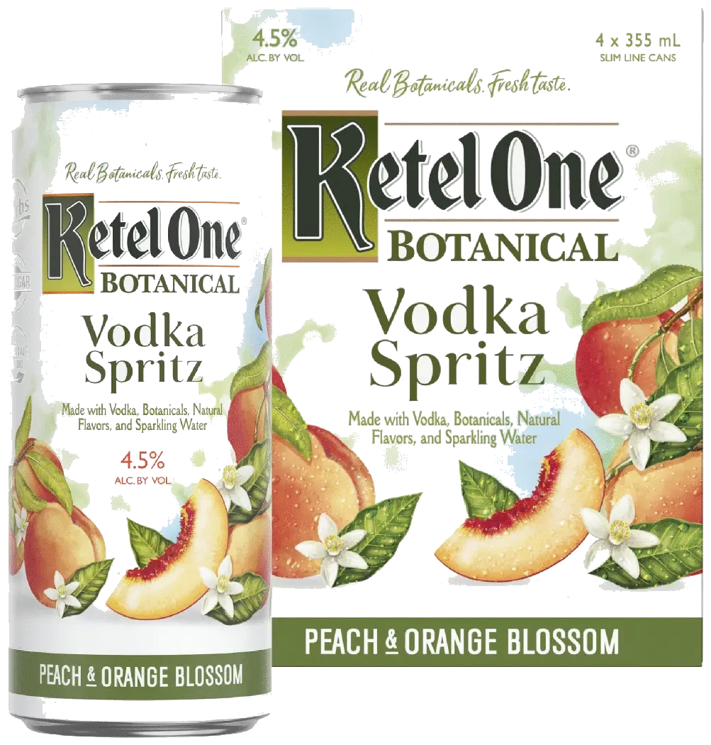 Ketel One Botanical Peach & Orange Blossom Vodka Spritz