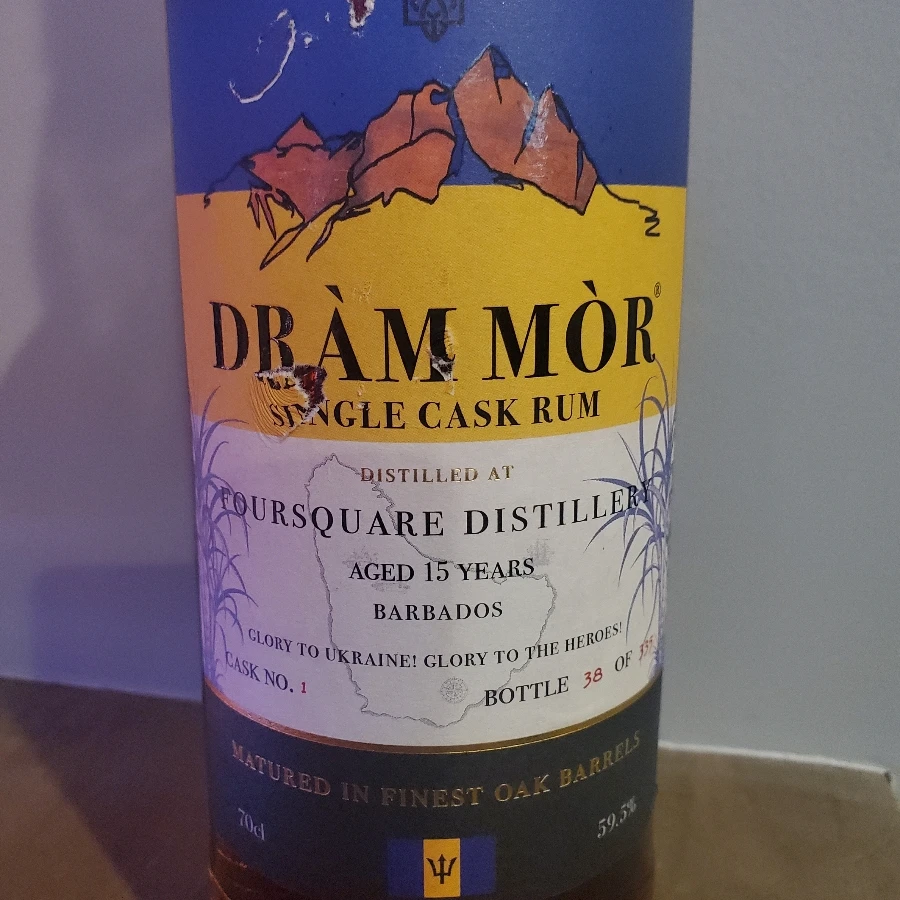 Dram Mor Single Cask Foursquare 15 Year old