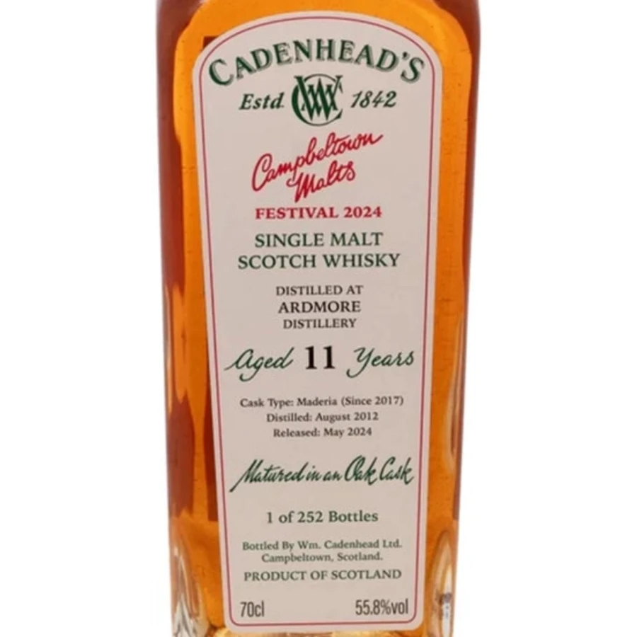 Ardmore 2012 11 Years Cadenhead's (Campbeltown Malts Festival 2024)