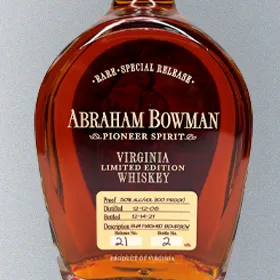 Abraham Bowman Rum Finished Bourbon
