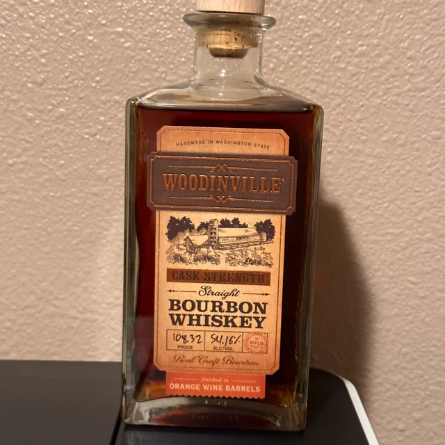 Woodinville Cask Strength Straight Bourbon, Finished in Orange Wine Casks