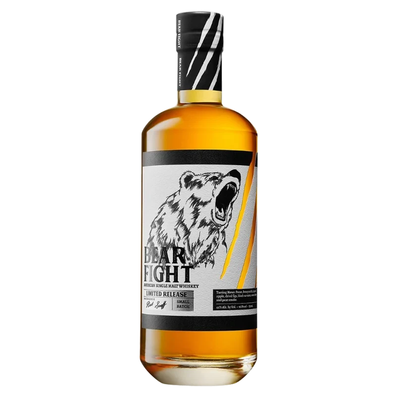 Bear Fight American Single Malt Whiskey 750ml (90 proof)