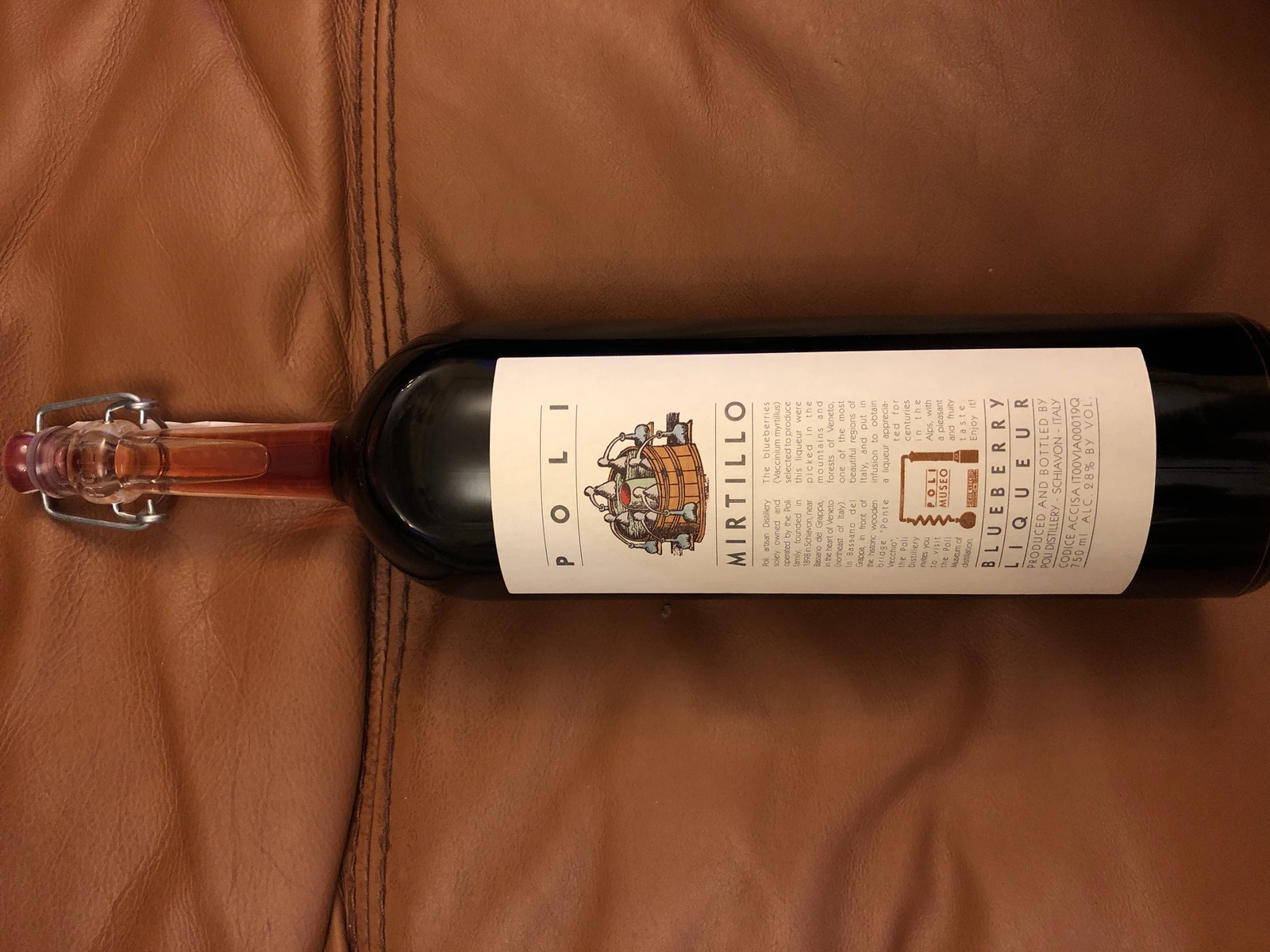 Poli Mirtillo Blueberry Liquor